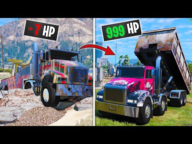 Repairing ABANDONED Tow Truck in GTA 5 RP!