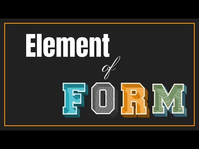 Element of Art: Form
