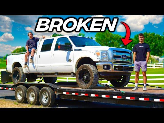 NEW TRAILER BROKE OUR TRUCK