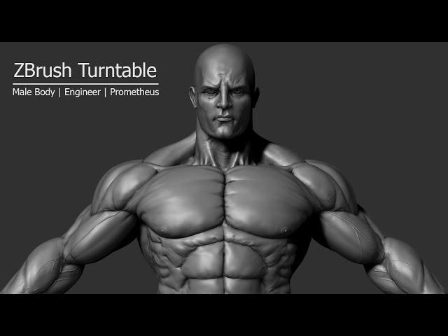 ZBrush : Male Body | Engineer | Prometheus