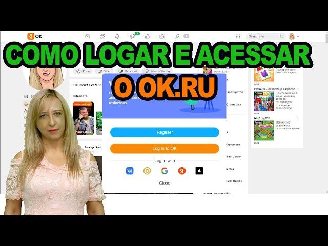 Como Logar e Acessar o OK.RU