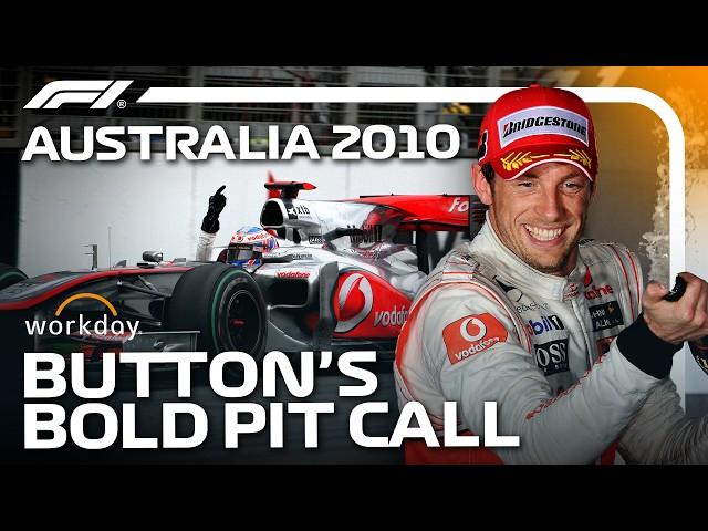 How Jenson Button Won His First Ever Grand Prix For McLaren! | Workday Winning Strategies