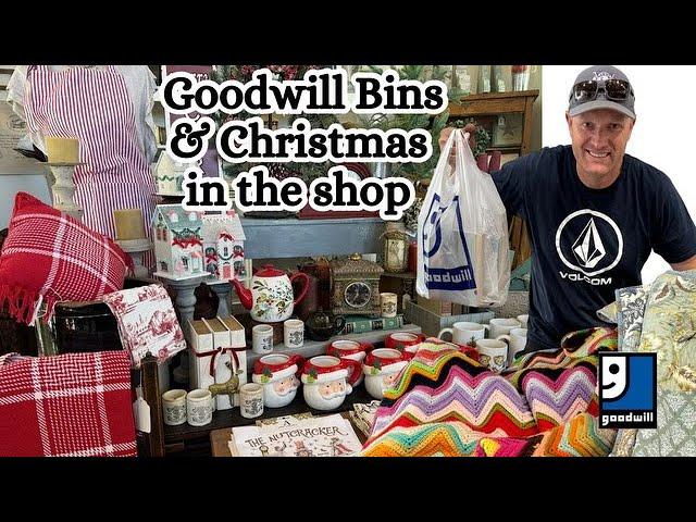 Goodwill Bins Thrift With Me And Christmas In The Shop