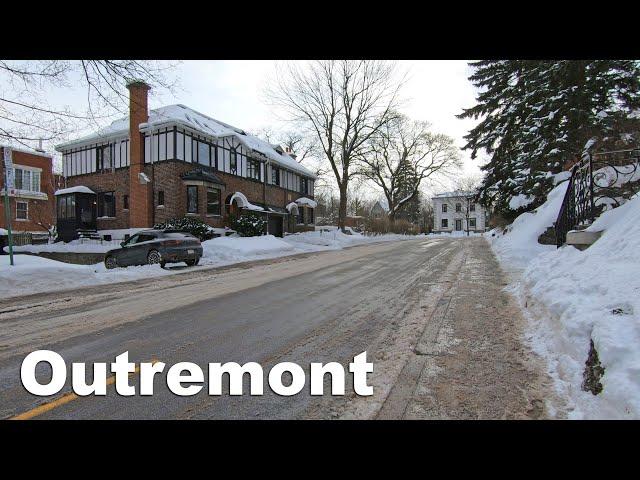 Montreal Walks - Upscale Neighborhood Outremont - February 2021