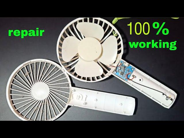 Portable Mini USB Fan Repair at Home | mini fan repairing video | mini fan ko kaise repairing kore