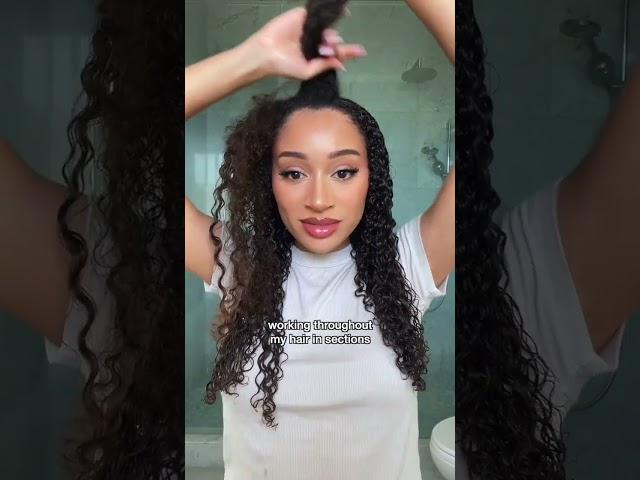 MY CURLY HAIR ROUTINE! #ShopWithYouTube #ad