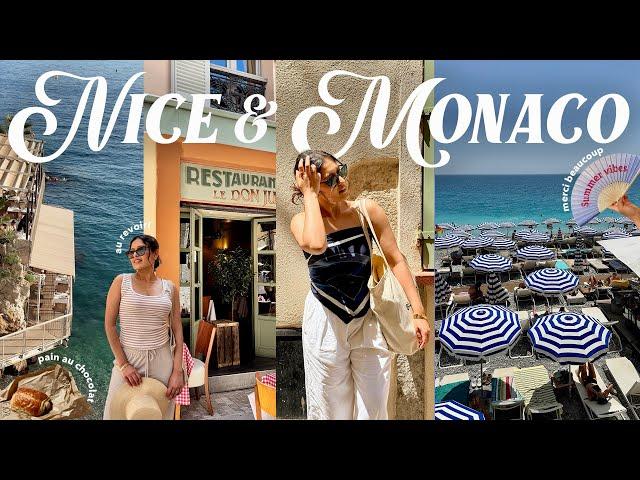 SOUTH OF FRANCE & MONACO VLOG (Nice, Antibes, Monaco, restaurant reccs, vintage shops, beaches)