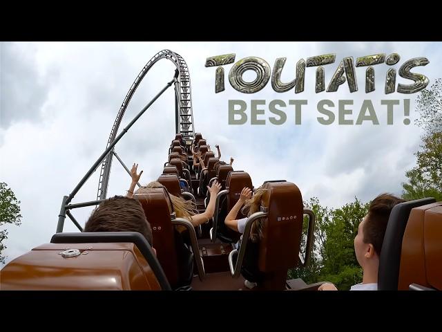 Toutatis Back Row POV Parc Astérix Amazing Intamin Multi-Launch Coaster