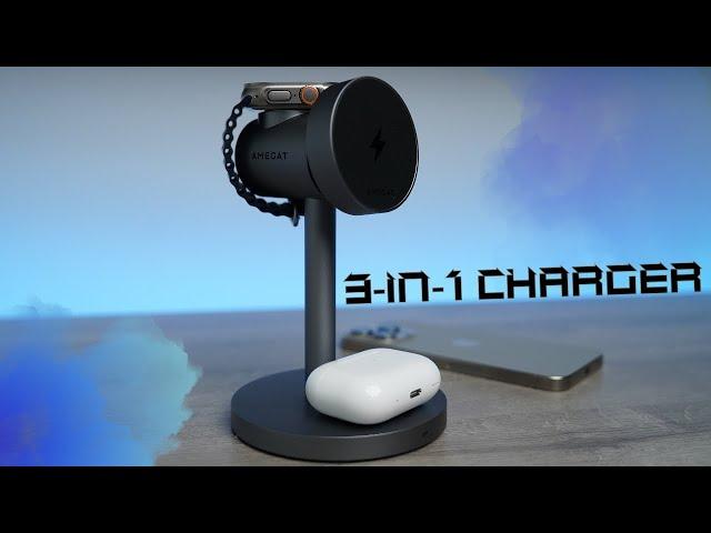 Amegat MagFusion Qi2 iPhone Charging Station!