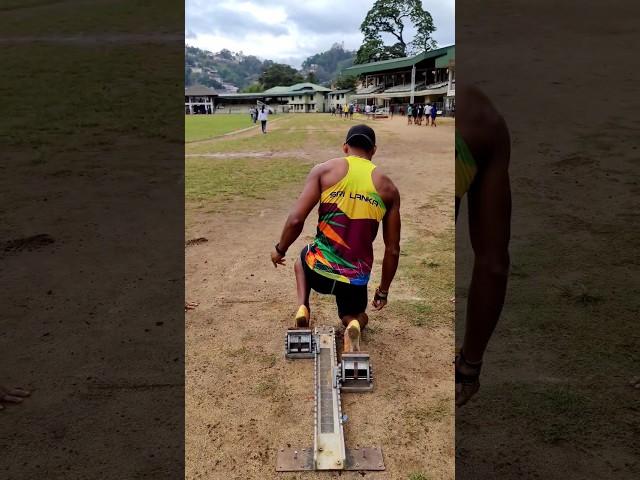 Before the 100m Block Start  #trainingdiaries #srilankaathletics