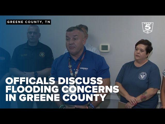 Full Press Conference: Flooding Concerns in Greene County