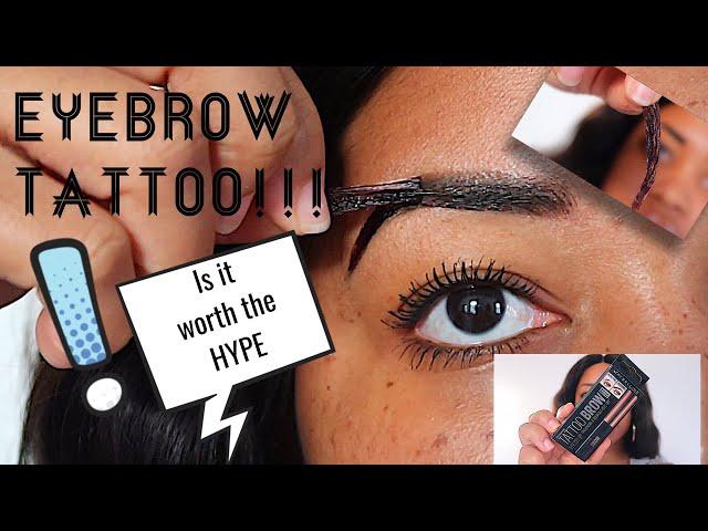 REVIEW OF MAYBELLINE TATTOO BROW PEEL OFF TINT | TATTOO BROW | STWFBLOG