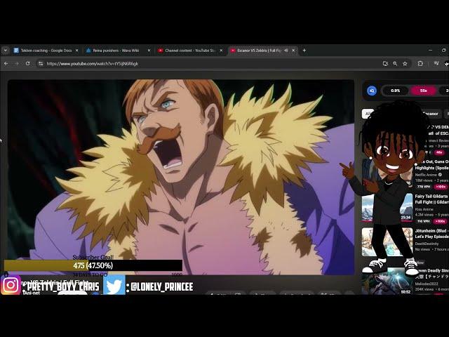 Escanor Vs Zeldris 7 DEADLY SINS CRAZY FIGHT ! (Reaction)