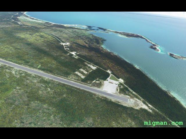 Bahamas | Cat Island | New Bight Airport MYCB --/o\-- MiGMan's World Tour for Microsoft Flight Sim