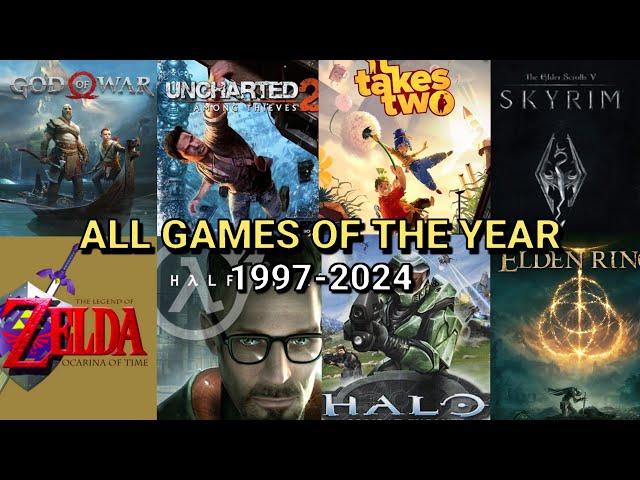 All Games of the year (all GOTY games) 1997-2024