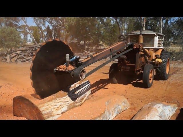 Dangerous Biggest Wood Sawmill Machine Working - Extreme Fast Wood Processor Cutting Big Log Easy