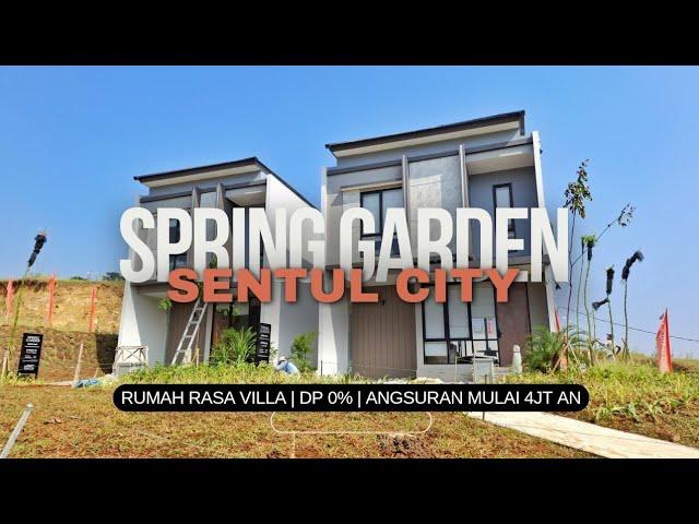 Spring Garden Rumah Baru langsung View Pegunungan | DP 0% | Angsuran mulai 4jt an