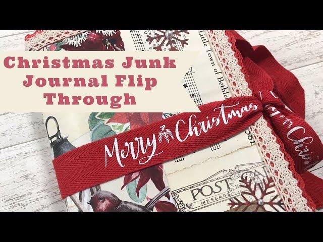 Christmas Junk Journal Flip Through