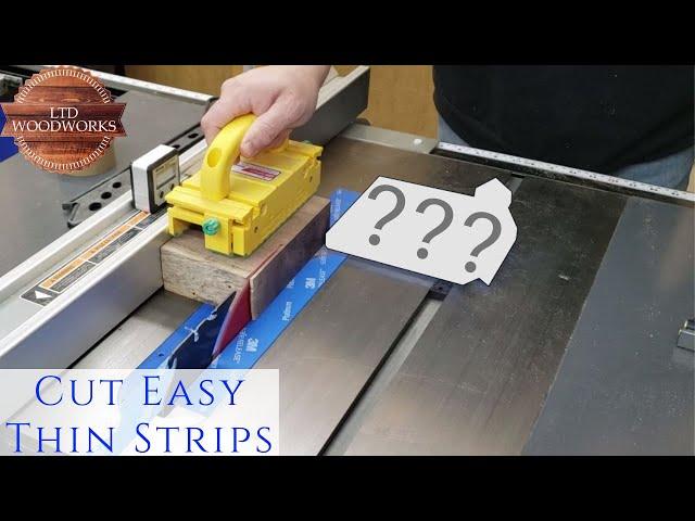 Thin Strip Guide For The Table Saw Alternative/ Get Repeatable Cuts Every Time!