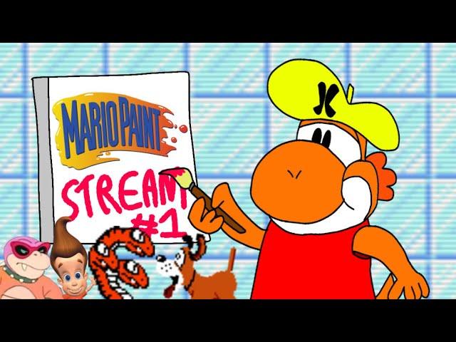 The First Mario Paint Stream