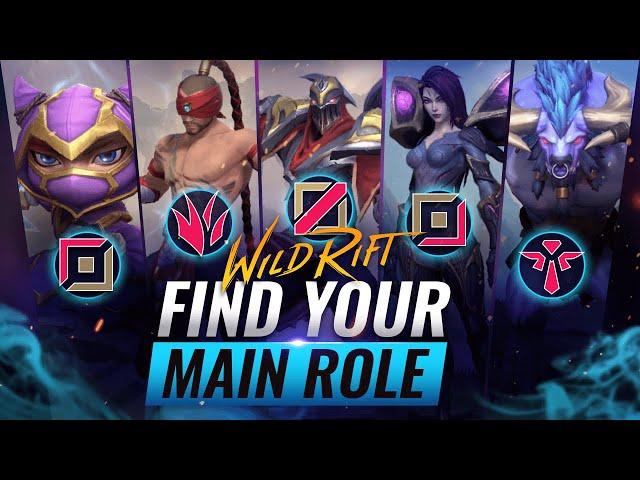 BEST Way to Find YOUR Main Role in Wild Rift (LoL Mobile)