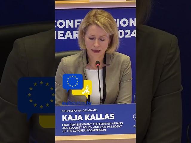 Kaja Kallas the NEW High Representative of the Union for Foreign Affairs and Security Policy and VP