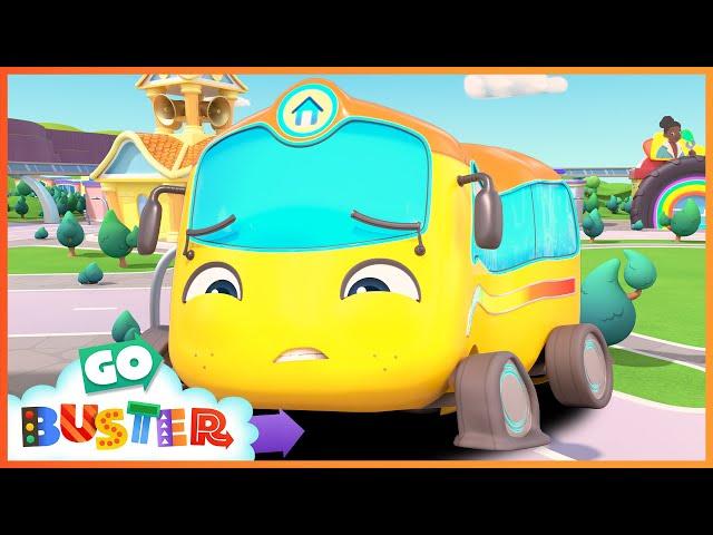 NEW! The New Tyres | Go Buster - Bus Cartoons & Kids Stories