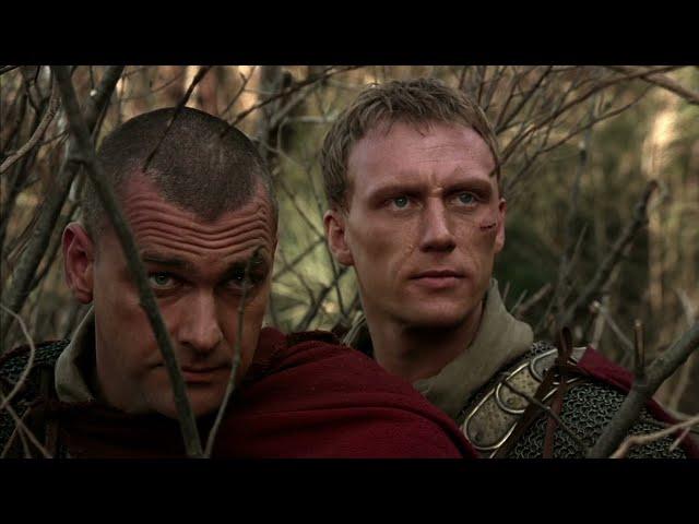 Lucius Vorenus and Titus Pullo Saving Octavian (HBO's Rome S01xE01)