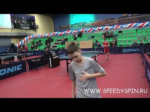 Kemenov - Yakovlev.St. Petersburg Cadets Table Tennis Championship 2024.FHD