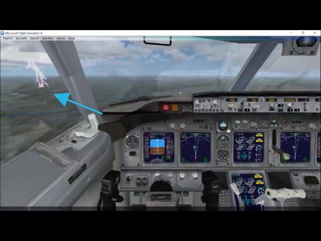 crazy storm  - FSX full flight KTPA to KORD - aka Tampa to Chicago