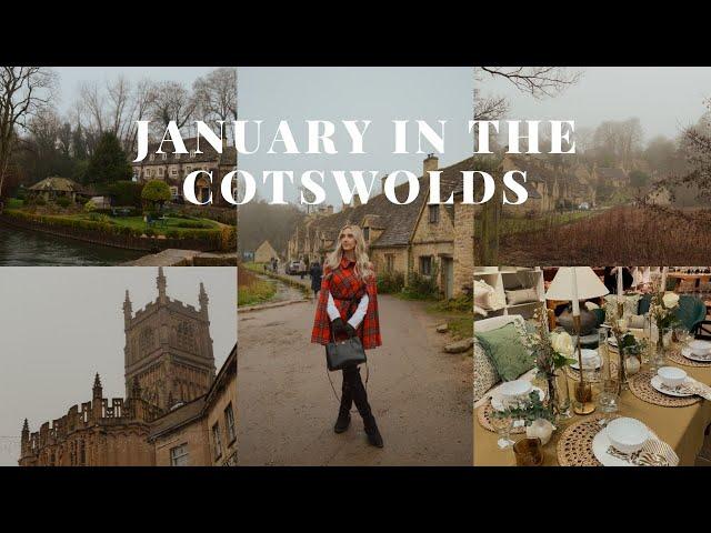 January in the Cotswolds: Exploring Bibury, Burford, and Cirencester | Cozy UK Travel Vlog