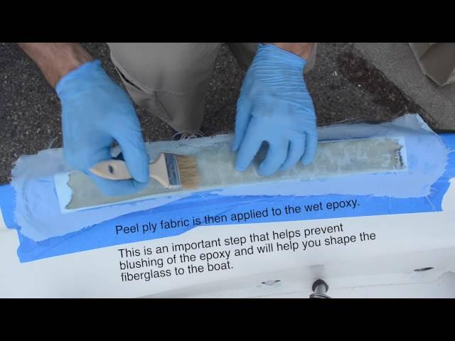 Optimist Dinghy Sailboat - Fast and Easy  Fiberglass Repair