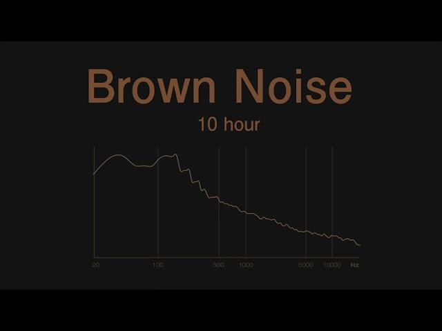 ブラウンノイズ 10時間  -Brown noise 10hour-  for meditation, sleep, study