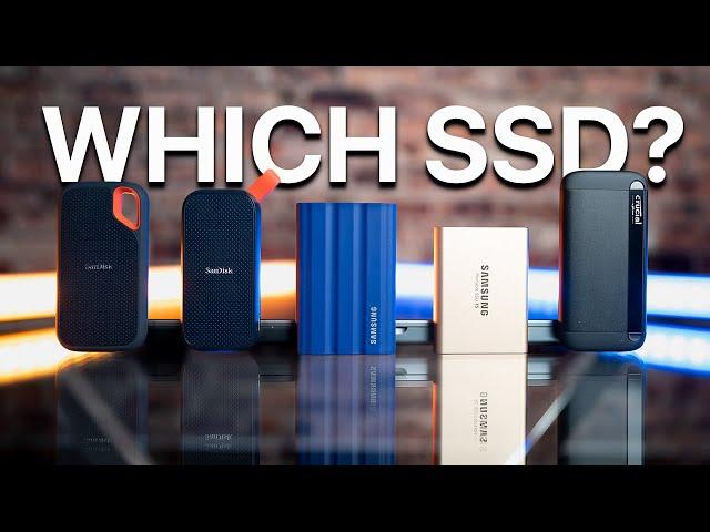 BEST SSDs! Samsung T7 vs SanDisk vs Crucial X8 and Acasis 