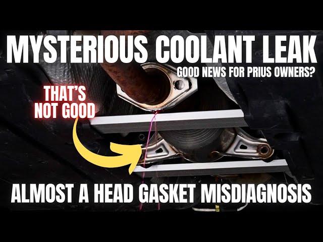 Almost Misdiagnosed This Mysterious Engine Coolant Leak!