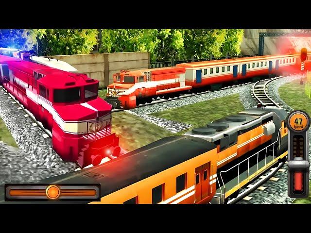 Train Racing Games 3D 2 Player - Railway Station Train Simulator - Android GamePlay