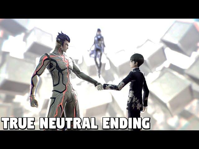 Shin Megami Tensei 5 - True Neutral Ending Create a World for Humanity Alone