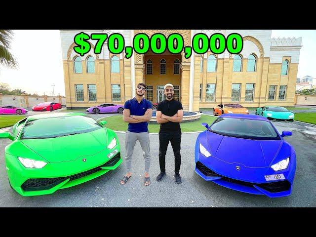 The Billionaire Kids of Dubai $70,000,000 Private Car Collection !!!