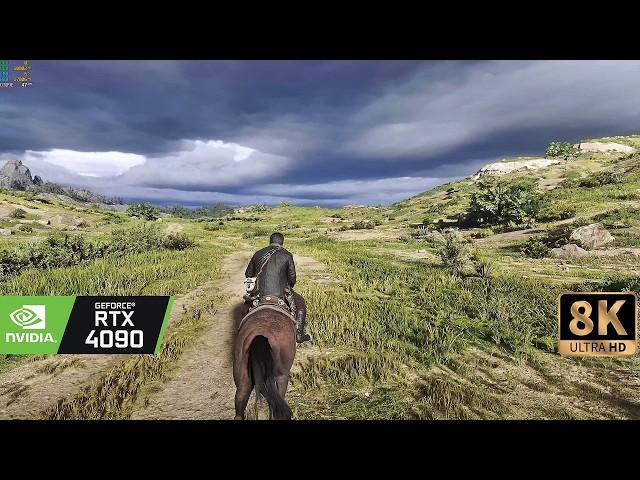 [8K100] RDR2 RTX 4090 DLSS3! - close to realism!! - Beyond all Limits CompleteRT graphics - 100+Mods