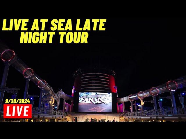  LIVE: From the Disney Fantasy at Sea on Disney Cruise Line 9/20/2024