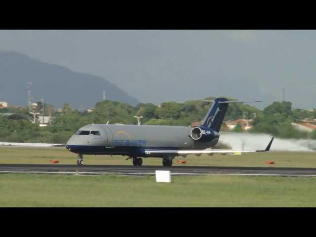 [SBFZ/ FOR] Decolagem RWY13 Canadair CRJ-200 (PF) SE-RIF Río Baker 27/03/2013