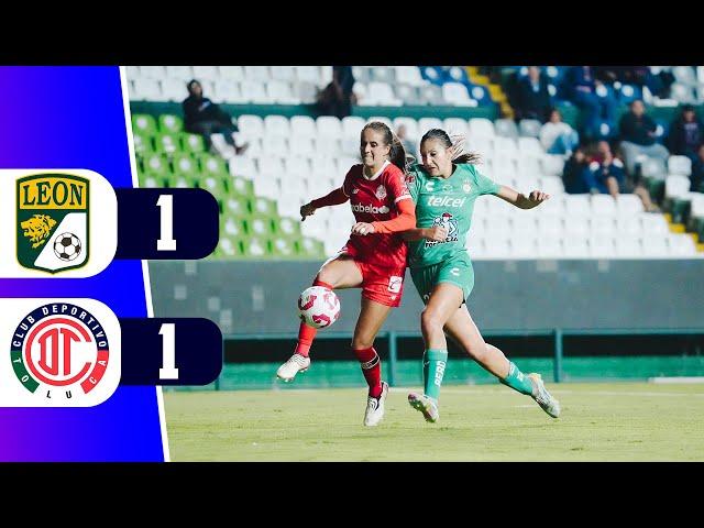 LEON IGUALA 1 - 1 ANTE TOLUCA POR LA JORNADA 1 - LIGA MX FEMENIL | REY DEPORTIVO