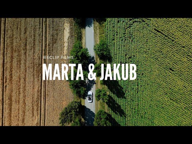 Marta & Jakub | Wzruszający teledysk ślubny 2023 | Filmowanie ślubu | Filmowiec na wesele 4K | ŚLĄSK