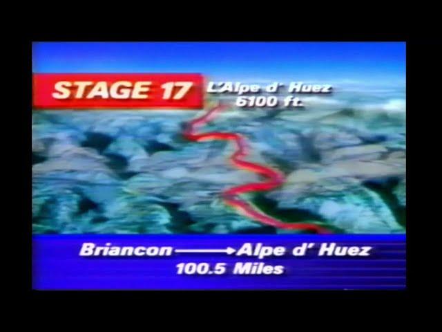 1989 Tour de France Stage 17 - Fignon Retakes Yellow on Alpe d'Huez