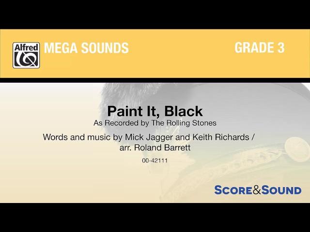 Paint It, Black, arr. Roland Barrett – Score & Sound