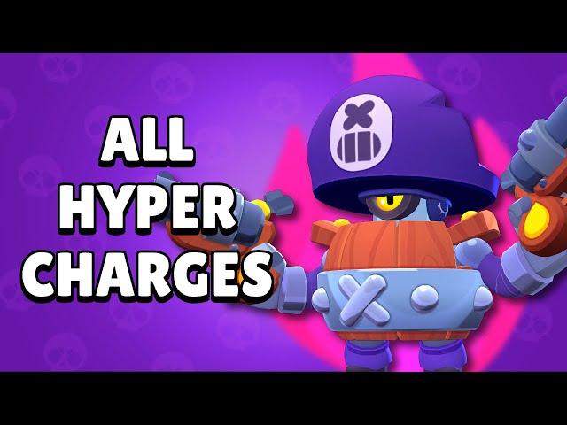 EVERY HYPERCHARGE IN BRAWL STARS | ANGELS AND DEMONS 2024