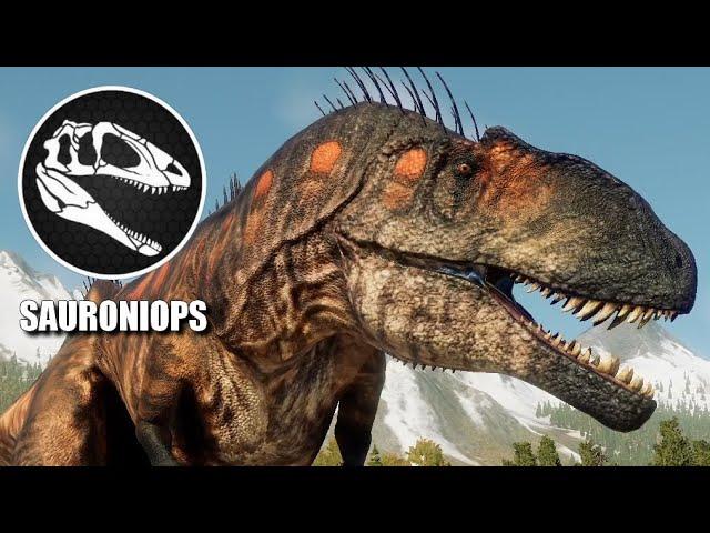 2 Sauroniops & 2 JPOG Carcharodontosaurus Breakout - JWE 2 Mods (4K 60FPS)