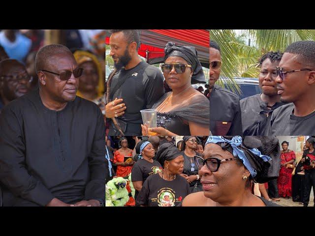 JM NDC and Ghana Celebrities Storm Musician Mzbel’s Mother Funeral Today