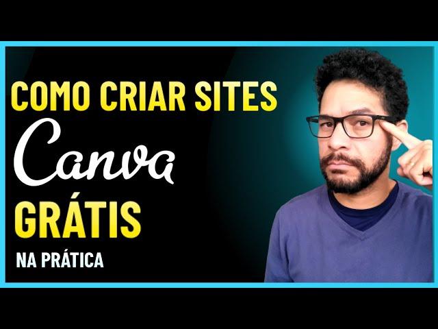 [NA PRÁTICA] COMO CRIAR UM SITE GRÁTIS NO CANVA | RÁPIDO E PRÁTICO