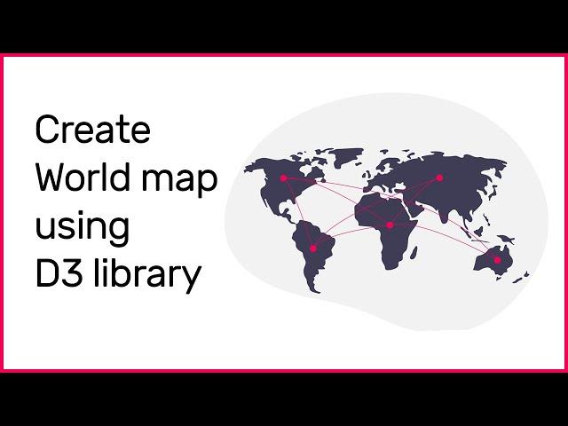 Create a worldmap using d3 library #d3js